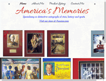 Tablet Screenshot of americasmemories.com